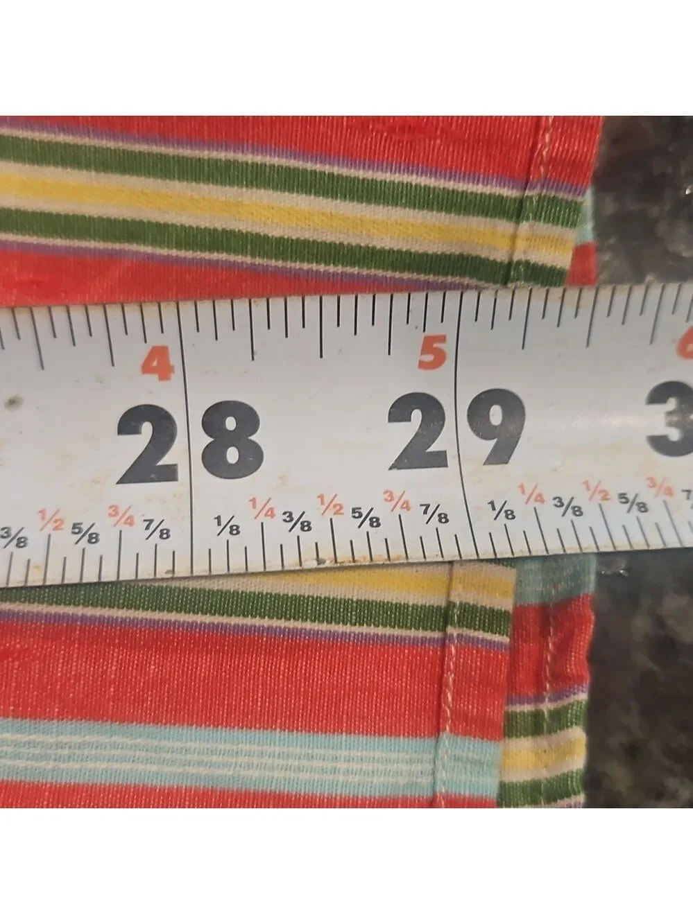 Polo Ralph Lauren Men’s Button Down Shirt Large Red Green Striped Classic Fit